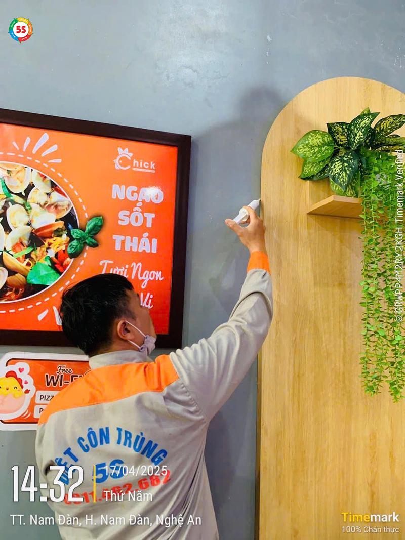 Phun hóa chất chuyên dụng diệt gián