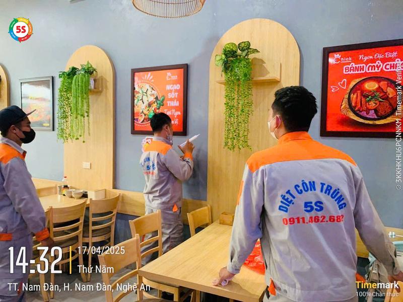 Diệt gián tại nhà ở Vinh